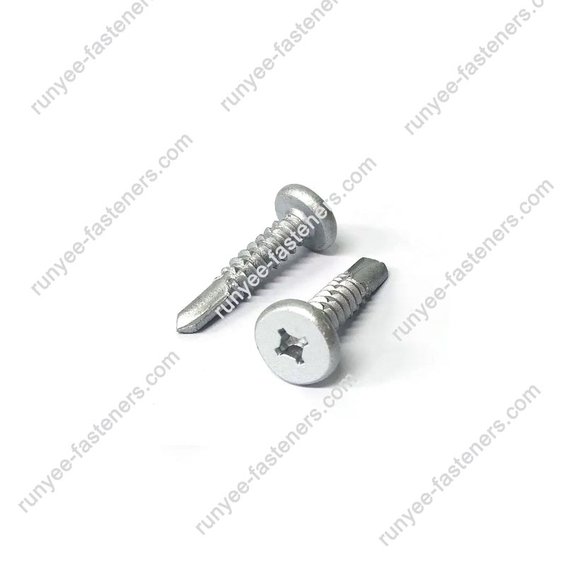 Phillips Pancake Head Self Drilling Screw Zinc 